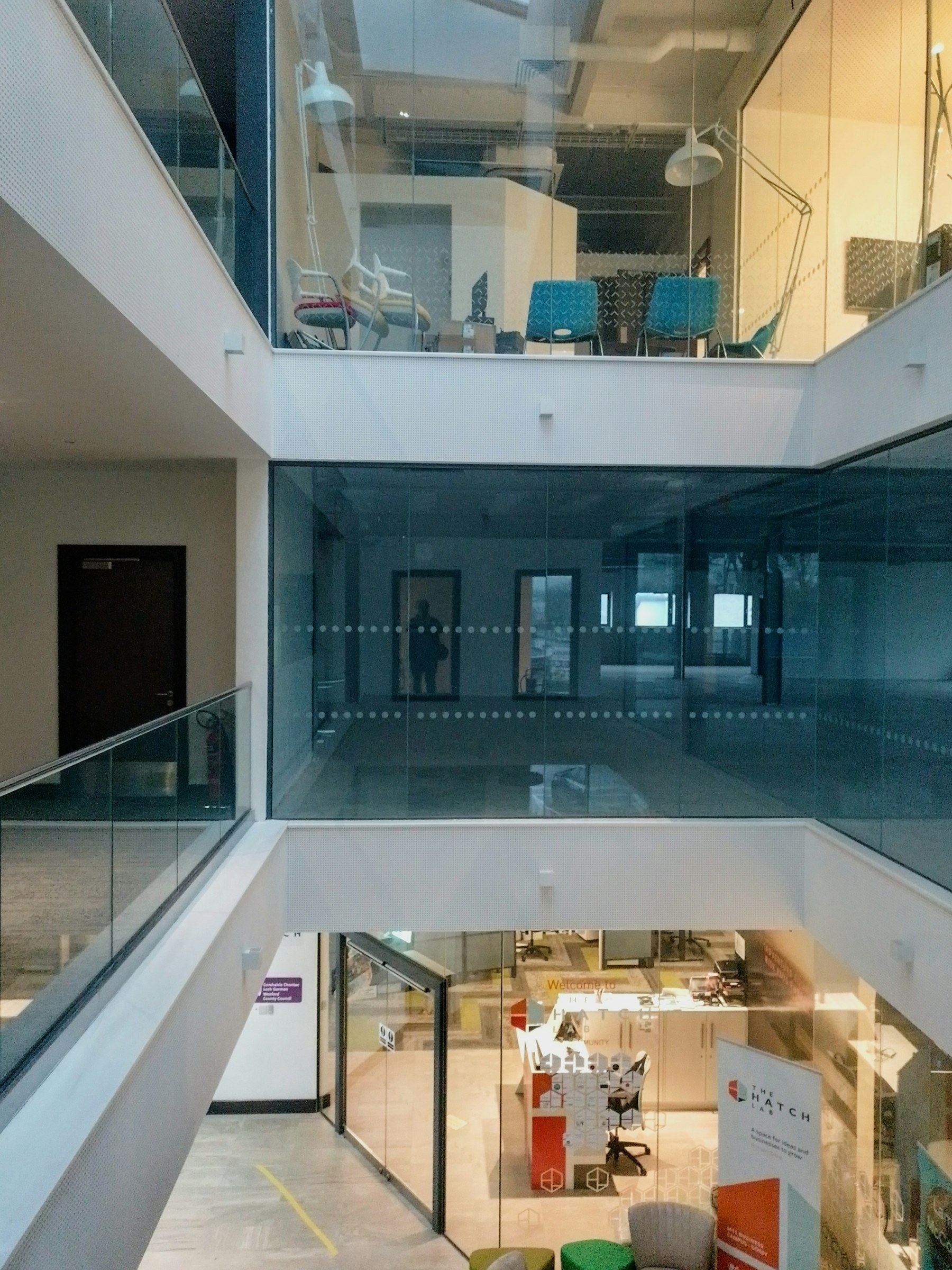 Freshly prepared contemporary commercial interior